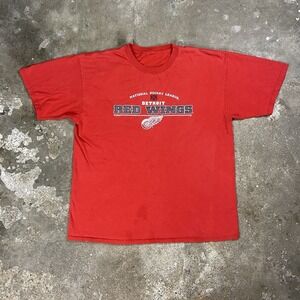 Detroit Red Wings T-Shirt Size XL Red National Hockey League Graphic